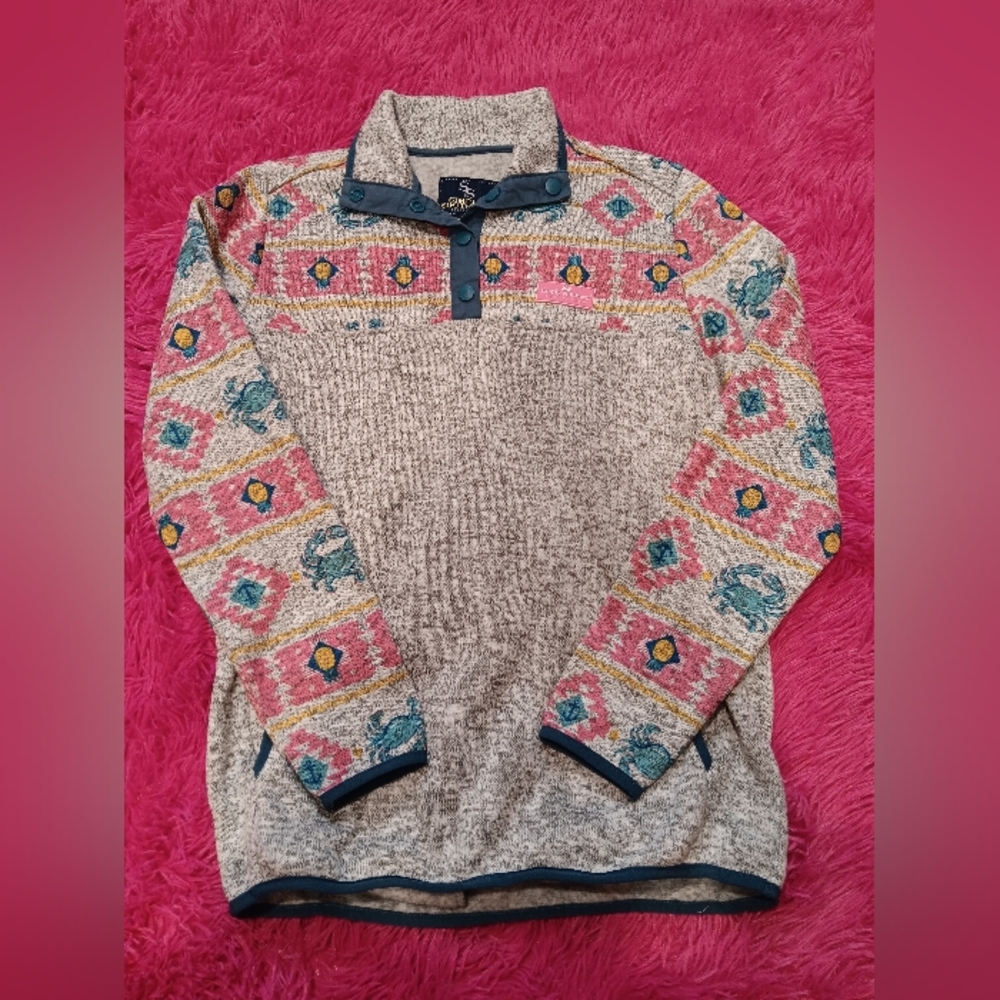 Simply Southern Multicolor Patterned Sweater